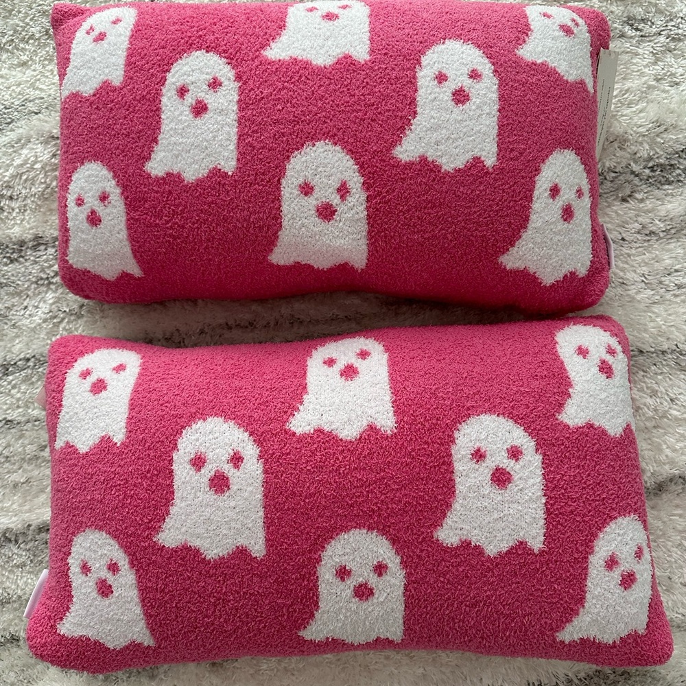 Matching Set of Viral Pink Ghost PILLOWS!!!